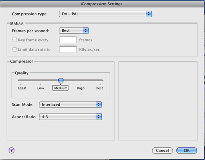 PcP Encodings - AVI - Video Settings